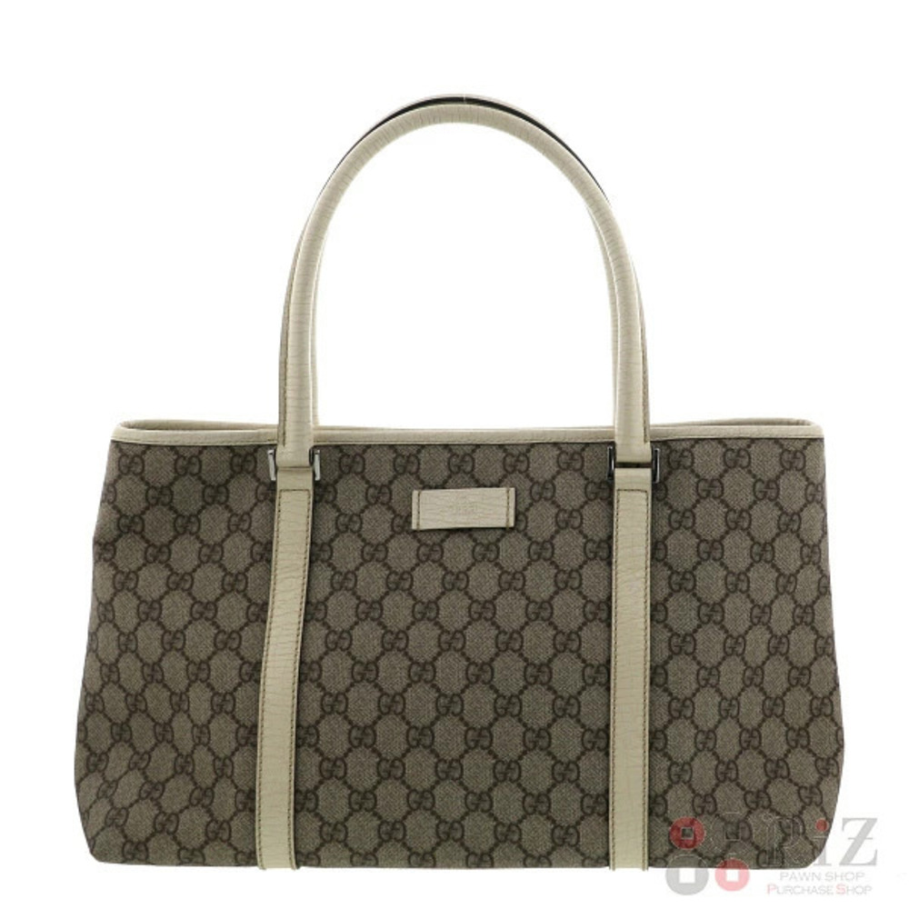 Gucci GG Supreme Joy Tote Bag beige canvas Beige